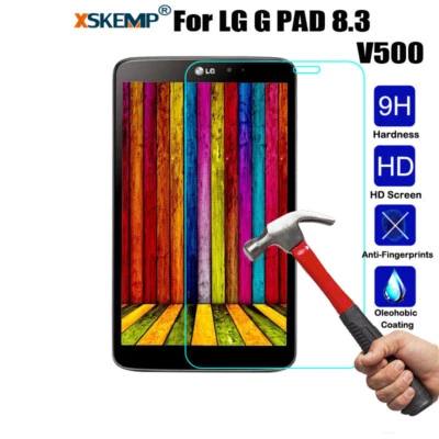 Premium Tempered Glass Screen Protector For LG G PAD V700 V400 V480 V500 7-10" - Image 1 of 4