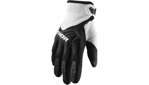 NEW THOR Youth Spectrum Gloves - Black/White-YOUTH SIZES- MOTORCYCLE/OFFROAD/ATV