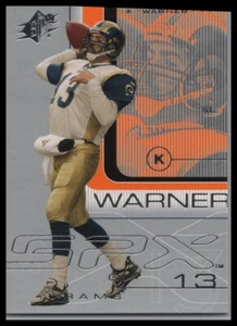 2001 SPx #72 Kurt Warner - Picture 1 of 2