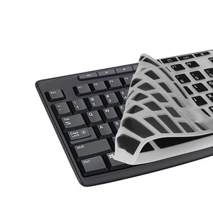 Protection clavier QWERTY US Logitech MK270 MK275 MK200 MK260 - Afbeelding 1 van 6