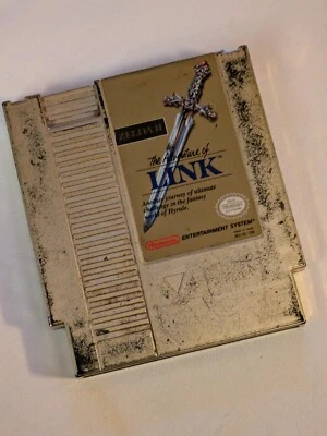 Zelda II Aventure De Link Nintendo NES Or NES-AL-USA Cartouche - Photo 1/4