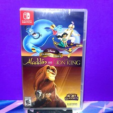 NINTENDO SWITCH ALADDIN & LION KING BY NIGHTHAWK INTERACTIVE 2019 (SEALED)