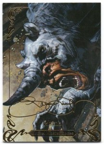 2018 Upper Deck Marvel Masterpieces Gold Foil Tier 1 #10 Rhino 1:2.6