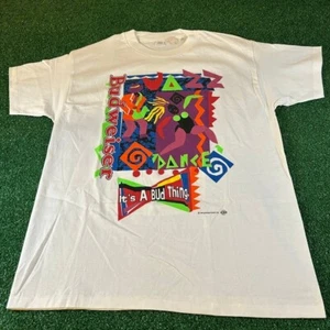 Vintage Budweiser Jazz Dance Graphic Tee 90s Y2K Weiß T-Shirt Herren Extra Large - Bild 1 von 8