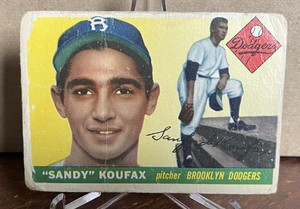 1955 Topps Sandy Koufax Rookie #123