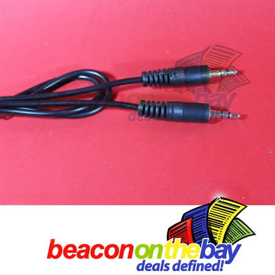 AUX Cable 3.5mm Stereo Audio Input Extension Male to Male Car Cord 1.5m - Image 1 of 3