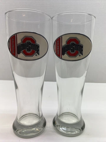 2-Ohio State Buckeyes 2008 Logo Glasses 8.25 High Cover