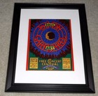 Framed Simon & Garfunkel NYC 1981 Mini-Poster, Concert in Central Park 14"x17"