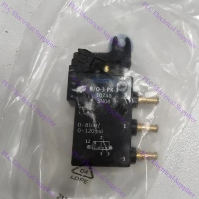 R/O-3-PK-3 1PCS New FESTO R/O-3-PK-3 10748 Roller Lever Valve Fast Delivery - Image 1 of 3