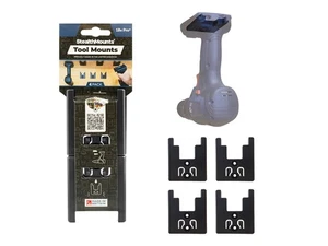 Paquete de 4 soportes de almacenamiento de batería StealthMounts para baterías Bosch Powertool de 18 V - Imagen 1 de 5