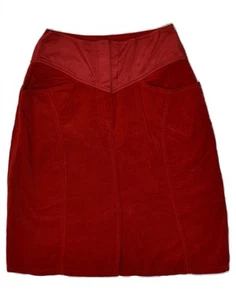 STEFANEL Womens High Waist Pencil Skirt IT 44 Medium W26 Red BC79 - Picture 1 of 4
