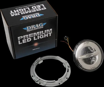 Kit de faros reflectores LED cromados DS 7 pulgadas para Road King 94-13 Foto 1 de 3