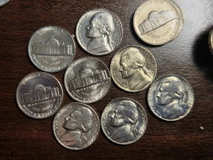 Lot Of 5 Mix Date Jefferson Uncirculated Business Strike U.S. Mint Set - Picture 1 of 6
