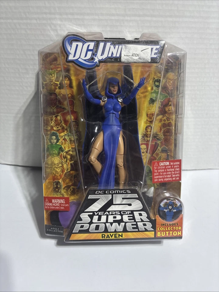 NOVO BONECO MATTEL DC UNIVERSO CLASSICS RAVEN 6” R5812 - Imagem 1 de 4