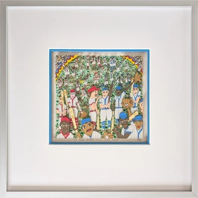 James Rizzi It aint´t over till it´s over 3D Rarität handsigniert Baseball - Bild 1 von 4