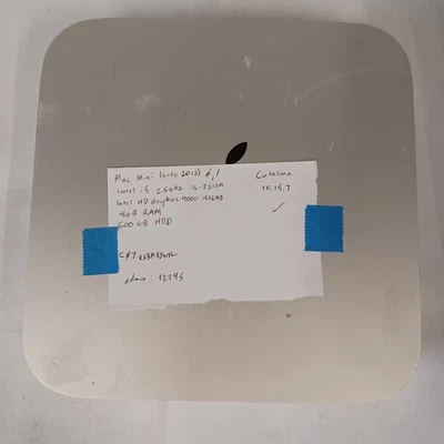 Apple Mac Mini 6,1 (Late 2012) i5-3210M 2.5GHz 8GB RAM 500GB HDD - Image 1 of 3