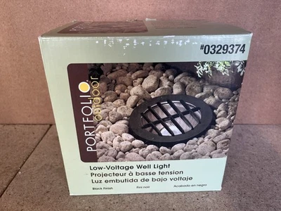 Portfolio Low Voltage Landscape Well Light #0329374 Black Finish B03 - Image 1 of 2