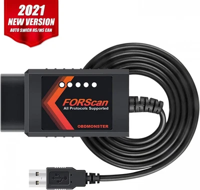 [FORScan Pro] FORScan ELM327 OBD2 Adapter Compatible with F150 F250 and... Foto 1 de 4