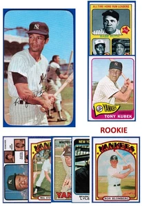 60 YANKEES VINTAGE 1973 #1 Babe Ruth Card Whitey Ford Rookies 6 AUTO 1960 WS MVP - Picture 1 of 24