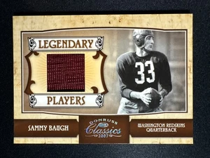 Maglia Donruss Classics 2007 Giocatori Leggendari Sammy Baugh /175 Gioco Usato - Foto 1 di 2