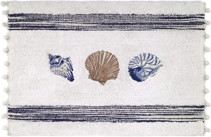 Avanti Linens - Bath Mat, Cotton Bath Rug, Oceanscape Inspired Home Decor (Blue  - Picture 1 of 12