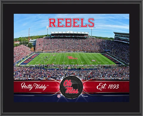Ole Miss Rebels 10" x 13" Sublimated Team Stadium Plaque - Fanatics Cover