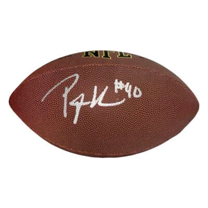 Peyton Hillis Signed Wilson Official NFL Replica Football (JSA) - Picture 1 of 2