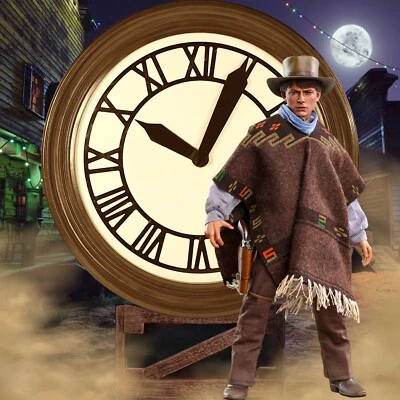 1/6 BTTF Clock Backdrop 15"x15" - For 1/6 Marty Mcfly Doc Brown NECA MSS Future - image 1 of 4