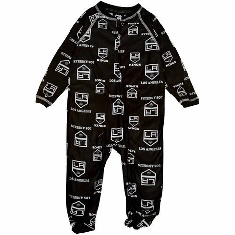 Los Angeles LA Kings Infant Baby Coverall Sleeper Logos Pajamas Cover