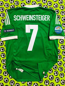 RARE Adidas Germany Away Soccer Football Jersey Euro 2012 Bastian Schweinsteiger
