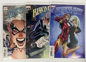 Black Cat #6 11 12 KEY 1st Iron Cat Armor Marvel 2020 J Scott Campbell Cover NM - Picture 1 of 8