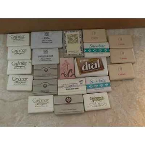 Vintage Lot of 21 Luxurious Hotel Resort Travel Size Mini Bar Soaps - Picture 1 of 11