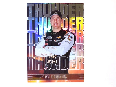 2023 Panini Chronicles Nascar Racing Kyle Busch Thunder Holo Foil Card #5 - Image 1 of 2