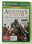 Assassins Creed 2 Goty Edition (Xbox 360) Pal, Complete With Manual, Ubisoft, Gc