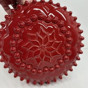 Southern Living Weihnachten Weihnachtsstern rot Kuchen Vintage Reproduktion Form - Bild 1 von 9