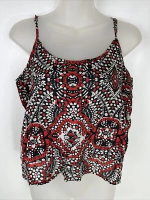 Volcom Layered Adjustable Spaghetti Strap Tank Top Size Medium - Image 1 of 4