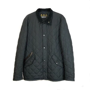 BARBOUR klassische schwarze Steppjacke Herren - Bild 1 von 12