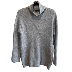 Suéter Tejido Cuello Capucha Simulado Talbots Gris Sano Talla S - Imagen 1 de 11
