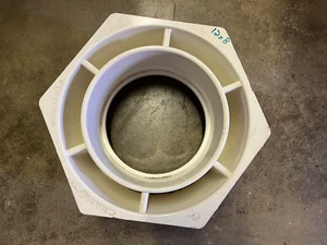 Tubo Charlotte PVC 107-12x8 (00107 2600) 12" X 8" espiga x buje DWV buje empotrado - Imagen 1 de 7