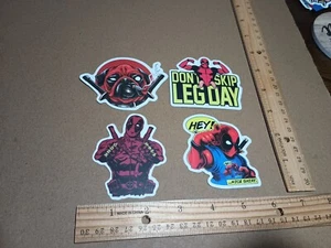 Deadpool Sticker Lot Pugpool Leg Day Skateboard Phone Laptop Helmet PC Binder - Picture 1 of 6