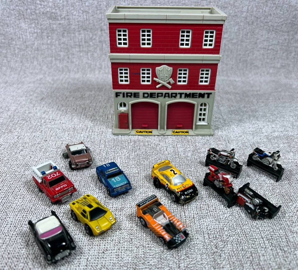LOTTO MICRO MACHINES GALOOB FIRE DEPARTMENT MACCHININE SUPER BIKES CITY SCENES - Immagine 1 di 4