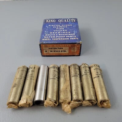 8 НОВЫХ ИЗ СТАРЫХ ЗАПАСОВ FORD, MERMERCURY, FORD/FERGUSON ТРАКТОР 1937-47 ПОРШНЕВЫЕ ШТИФТЫ W9325 STD - Изображение 1 из 4