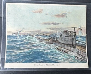 Willy Stower 1918 U-Boat Breuzer World War I German Print 8x10 - TCCCX - Picture 1 of 5