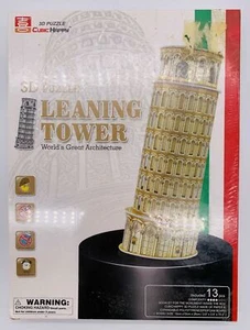 3D Leaning Tower of Pisa Model Puzzle Architecture CubicFun Educational School - Picture 1 of 7