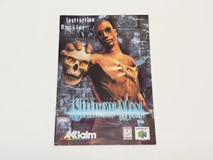 Shadow Man N64 Nintendo 64 autentico solo manuale * - Foto 1 di 22