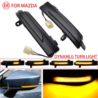 For Mazda 3 Axela 2017 2018 6 Atenza 2018 LED Dynamic Rearview Turn Signal Light - Image 1 of 4
