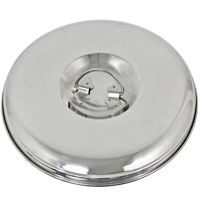 SPARESWORKS Coperchio secchio acciaio inox 12 litri con manico universale 12L 290mm coperchio tappo