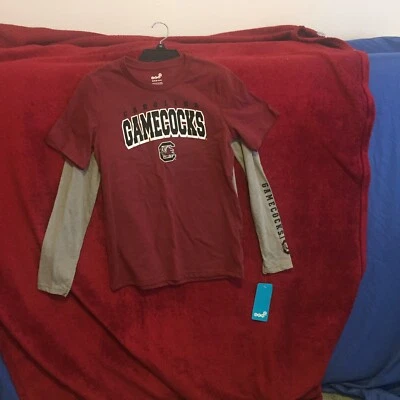 USC GAMECOCKS Sz Boys Med 2 Shirts 1ls 1ss NWT - Image 1 of 4