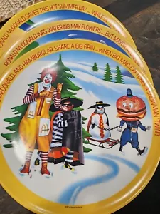 Vintage 1977 Ronald McDonalds Jahreszeiten Teller 3er Set 10" - Bild 1 von 9