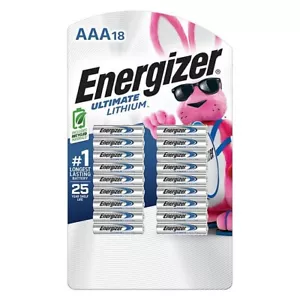 Energizer Ultimate Lithium AAA Batteries 25 Year Shelf Life - Picture 1 of 3